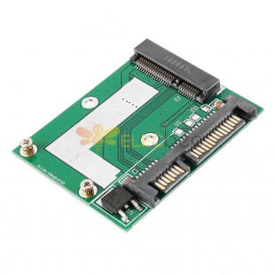 5 件 mSATA SSD 转 2.5 英寸 SATA 6.0GPS 适配器转换器卡模块板 Mini Pcie SSD 兼容 SATA3.0Gbps/SATA 1.5Gbps
