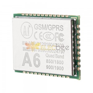 Módulo A6 GPRS SMSVoiceMódulo GSM de transmissão de dados sem fio para IoT