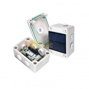 LoRa屋外トラッカーノードIP67防水ソーラーパネル統合GPSおよび複数センサーMAX-7QGPSモジュール EU868