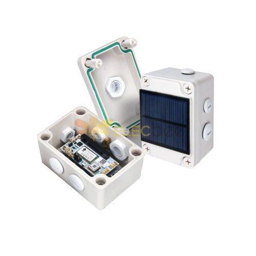 LoRa Tracker Node IP67 Painel Solar à Prova D\' Água GPS Integrado e Vários Sensores Módulo GPS MAX-7Q