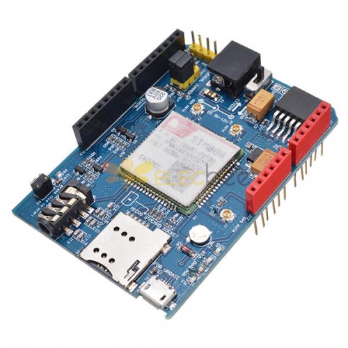 SIM808 GSM GPRS GPS BT Development Board Module for Arduino - المنتجات التي تعمل مع لوحات Arduino الرسمية