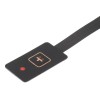 Einknopf-GPS-Foliensensor-Schalter 1 Knopf mit Licht MCU Erweiterte Tastatur PVC-Panel DIY-Zubehör