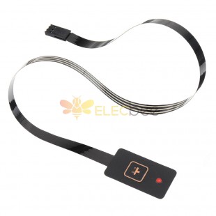 Single Button GPS Membrane Sensor Switch 1 Button with Light MCU Extended Keyboard PVC Panel DIY Accessories
