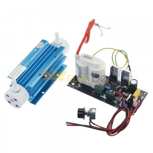 110V/220V 3g Silica Tube Ozone Generator Module Ozone Output Adjustable Air Water Ozonator with Accessory