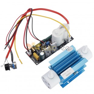 220V 5g 실리카 튜브 오존 발생기 모듈 오존 출력 조정 가능한 개방형 전원 팩(액세서리 포함)