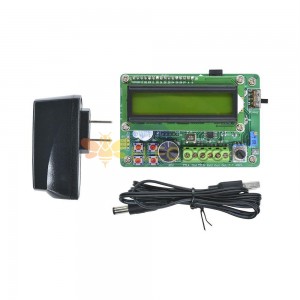 FY2010S 10MHz LCD 디지털 디스플레이 DDS 기능 신호 발생기 소스 모듈 사인파/삼각형/웨이브 TTL 출력 C 플러그 포함