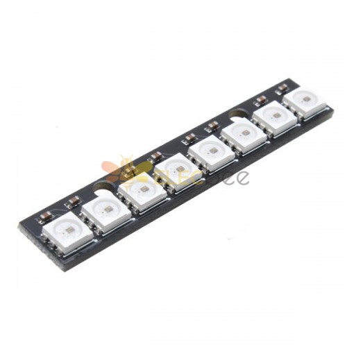 10 Uds. Placa de desarrollo de controlador LED RGB WS2812 5050 de 8 bits