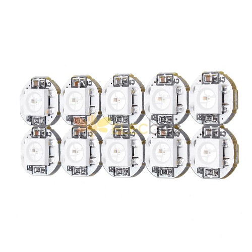 Details about   10Pcs Geekcreit DC 5V 3MM x 10MM WS2812B SMD LED Board Built-in IC-WS2812 