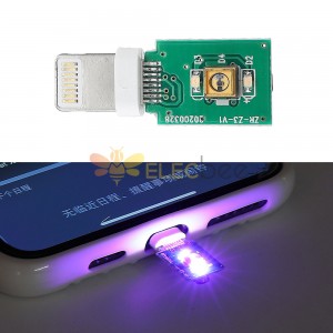 3.3V Lightning端口紫外線消毒燈板便攜式快速UVC消毒LED手機模塊