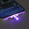 3Pcs 3.3V Lightning 端口紫外线消毒灯板便携式快速 UVC 消毒 LED 模块用于手机