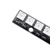 3 placas de desarrollo de controlador LED RGB WS2812 5050 de 8 bits.