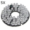 5 peças 48 LED IR placa de lâmpada iluminadora infravermelha para câmera de segurança CCTV