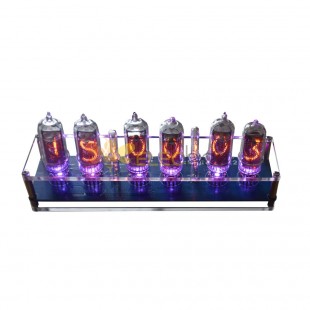 5V 1A In14 Nixie Tube LED Clock Glow Tube Clock Modulplatine Motherboard Digitaluhr mit montierten Röhren