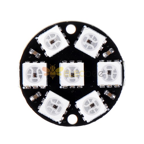 Placa de desarrollo de controlador LED RGB WS2812 5050 de 7 bits para Arduino: productos que funcionan con placas Arduino oficiales