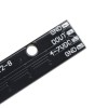 Placa de desenvolvimento de driver de LED 8 bits WS2812 5050 RGB preta