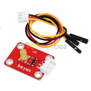 LED Yellow Light Module (Pad hole) Anti-reverse Plug White Terminal Digital Signal
