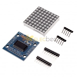 MAX7219 Punktmatrixmodul Mikrocontroller LED-Modul Anzeigemodul MAX7219 Bausatz