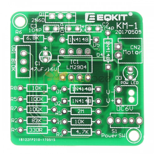EQKIT® DC 6-12V PWM Motor Speed Controller Kit DIY Motor Speed Regulator  Set Sealed