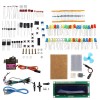KW-AR-BaseKit Kit com 17 Classes UNO R3 DC Motor Breadboard LED Components Set Geekcreit for Arduino - produtos que funcionam com placas Arduino oficiais
