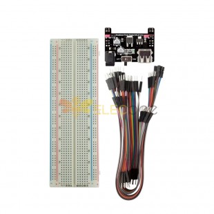 Robotdyn® Breadboard + Power Supply Module + 60 Jumper Wirers Cable Kit