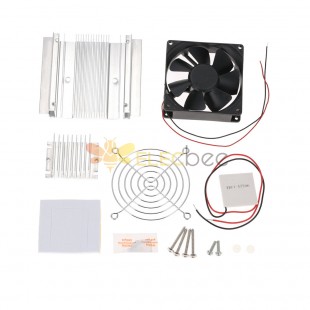 Thermoelectric Peltier Refrigeration Cooler DC 12V Semiconductor Air Conditioner Cooling System Kit