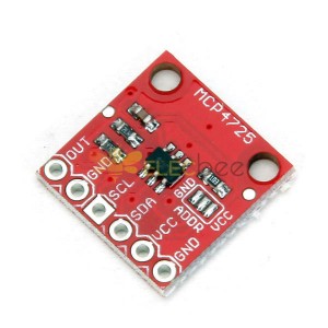 10 Stück -MCP4725 I2C DAC-Entwicklungsplatinenmodul für Arduino - Produkte, die mit offiziellen Arduino-Platinen funktionieren