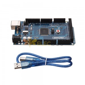 3Pcs 2560 R3 ATmega2560-16AU MEGA2560 Development Board With USB Cable