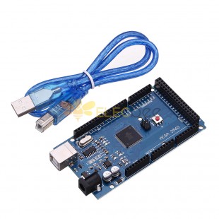 3Pcs Mega2560 R3 ATMEGA2560-16 + CH340 Module With USB Development Board