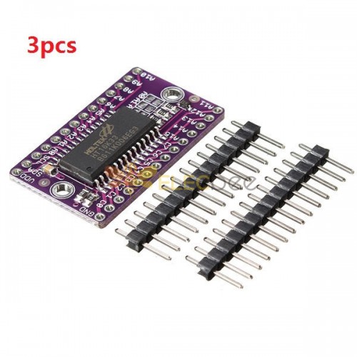 3pcs HT16K33 LED点阵驱动控制模块数码管驱动开发板