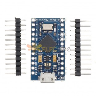 Mini placa de desarrollo de microcontrolador Pro Micro 5V 16M para Arduino: productos que funcionan con placas Arduino oficiales