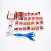 24 em 1 kit de sensor UNO R3 módulo de desenvolvimento placa inicial kit de aprendizagem tutorial grátis para Arduino