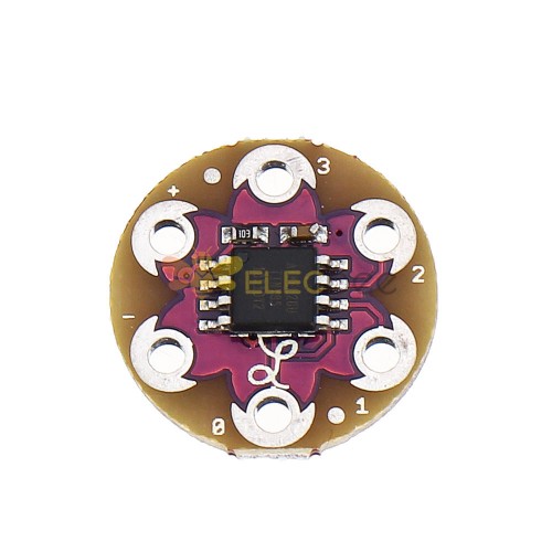 帶有 ATtiny 微控制器的開發板可穿戴電子紡織技術