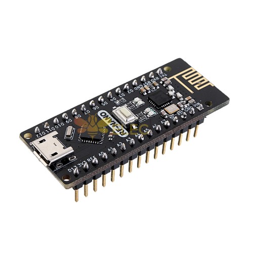 Modulo Micro USB RF Nano V3.0 QFN32 5V 16M CH340 Integra NRF24l01 + 2.4G Wireless Imme
