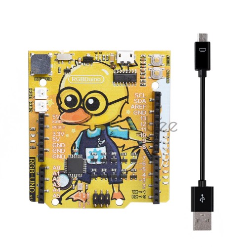 UN0 V1.1 Geek Duck 开发板 CH340C Micro USB Vs UN0 R3 for Raspberry Pi 3B Raspberry Pi 4B for Arduino - 与官方 Arduino 板配合使用的产品