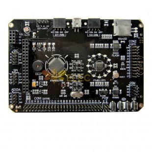 STM8S開發板STM8S207+STM8S103板帶彩色觸摸屏音頻語音重力傳感器接口