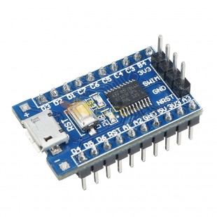 Placa de desarrollo STM8S103F3 STM8 Core-board con interfaz Micro USB y puerto SWIM
