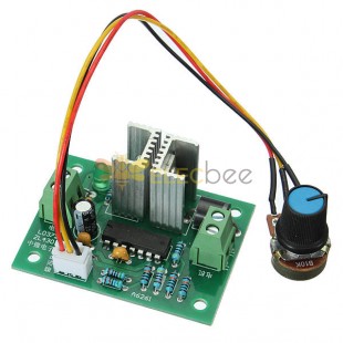 3Pcs 12V-24V Ширина импульса PWM DC Motor Speed ​​​​Switch Switch Controller Регулятор