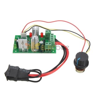 5pcs DC 6-30V 200W PWM Motor Speed Controller Regulator Reversible Control Forward/Reverse Switch Reverse Polarity Protection High Current Protection High Efficiency High Torque Low Heat Generating