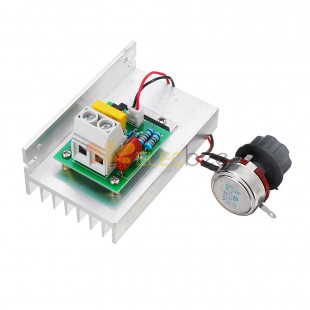 AC 220V 10000W Цифровое управление SCR Электронный регулятор напряжения Регулятор скорости Диммер Термостат