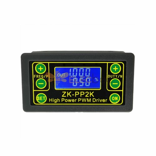 ZK-PP2K pwm dc 3.3-30v12v24vモータースピードコントローラーレギュレーター8a150w調整可能なLED調光パルス周波数デューティー比