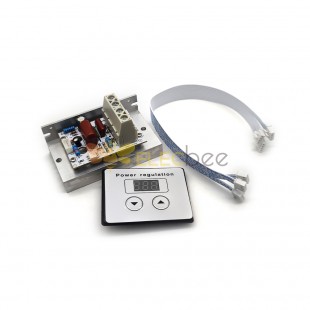 AC 220V 10000W 80A Digital Control SCR Electronic Voltage Regulator Speed Control Dimmer Thermostat