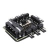 1 zu 8 3Pin Lüfter Hub PWM Splitter PC Mining Kabel 12V 4P Netzteil Kühler Kühlung geschwindigkeit Controller Adapter