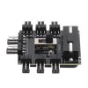 1 a 8 3Pin Fan Hub PWM Splitter PC Mining Cable 12V 4P Alimentatore Cooler Cooling Speed ​​​​Controller Adapter
