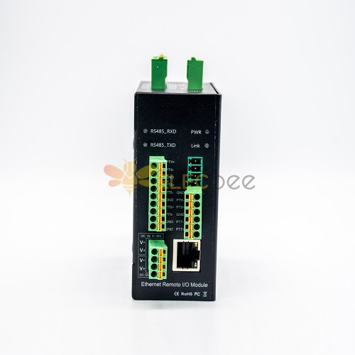 M340T 8RTD + 1RS485 + 1Rj45 M340T Module d\'acquisition de données Ethernet 8 entrées RTD Module TCP IO surveillance de la température