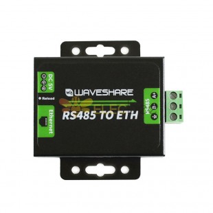 خادم تسلسلي شفاف ثنائي الاتجاه RS485 إلى منفذ شبكة Ethernet Module RJ45
