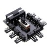 1 to 8 8Channel 3Pin Fan Hub PWM  Splitter PC Mining Cable 12V Power Supply Cooler Cooling Speed Controller Adapter