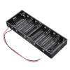 10pcs 10 Slots AA Batterie Box Batteriehalter Board für 10xAA Batterien DIY Kit Case