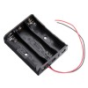 10 peças 3 slots 18650 suporte de bateria caixa de armazenamento de plástico para bateria de lítio 3*3,7 V 18650