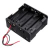 10 件 4 槽 5 號電池座塑料盒收納盒，適用於 4 號 5 號電池