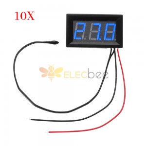 10pcs Blue DC 5V To 12V -50°C To -110°C Digital Thermometer Monitor Multipurpose Thermometer